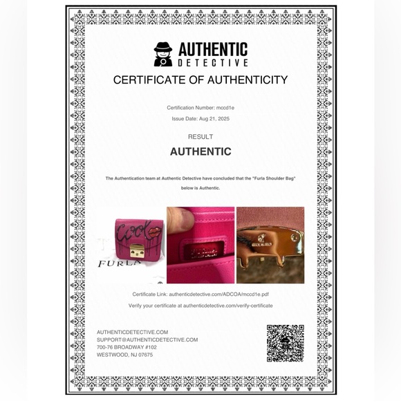 Furla Metropolis Mini Crossbody Bag Pink “Cool” Graffiti Print - Picture 2 of 7